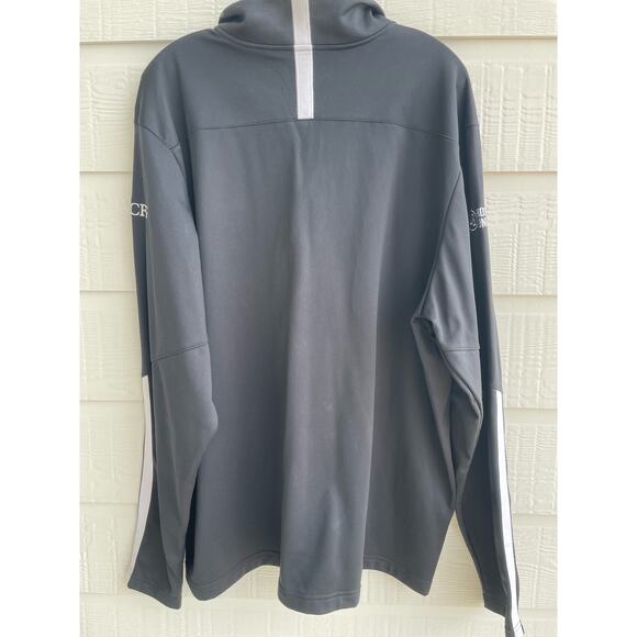 Under Armour black 3/4 zip pullover with CCFG logos 2XL - Picture 3 of 8